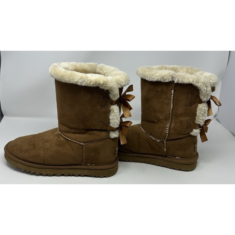 UGG Boots Womens 10W Bailey Bow II Mid Calf Winter Pull On Comfort Suede